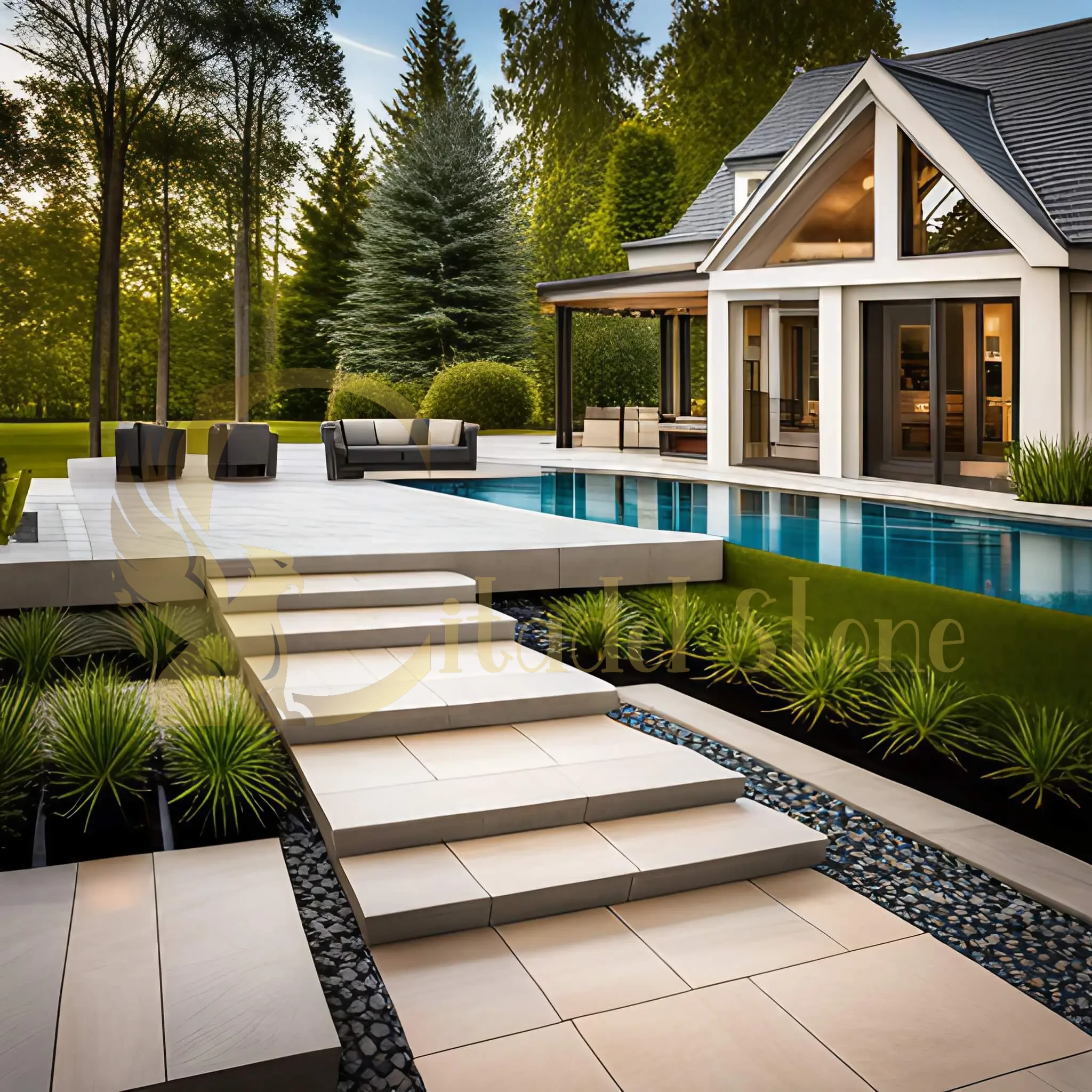 Outdoor Limestone Pavers in Arizona Complete Design Gallery with 50+ Real Arizona Backyard & Patio Installations