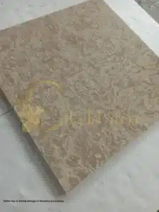 This image visually represents the acidic damage caused by improperly balanced pool water.