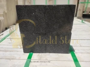 This visually represents the benefits of Idea #15, focusing on the low-maintenance aspect of a professionally sealed cobble sett driveway.