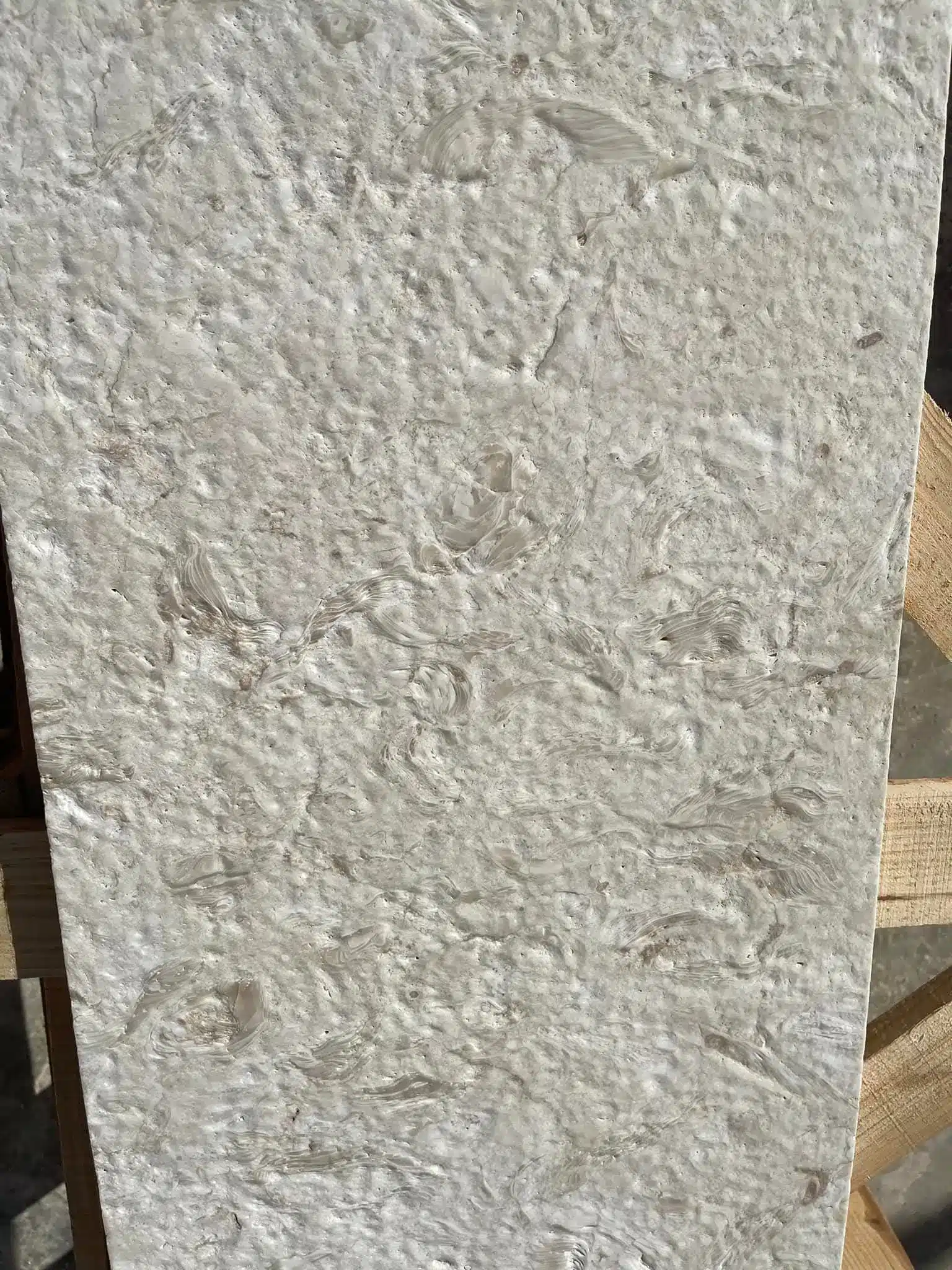 Textured surface of stone for landscape stone coverage calculator Arizona.