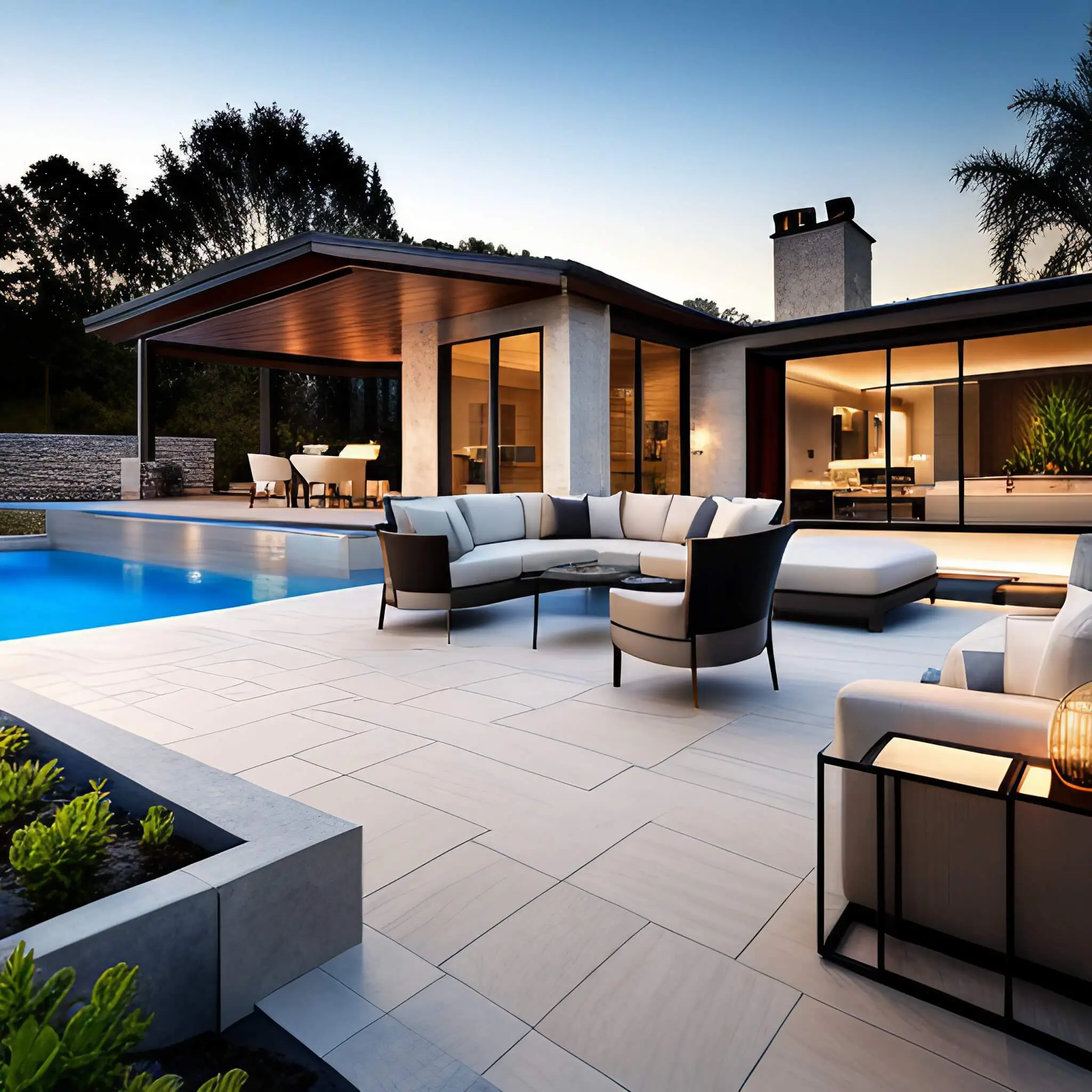 Tumbled vs Honed Travertine for Arizona Pools