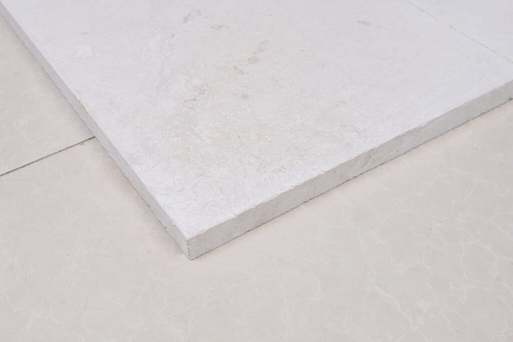 Pearl white limestone pool deck pavers — Citadel Stone USA