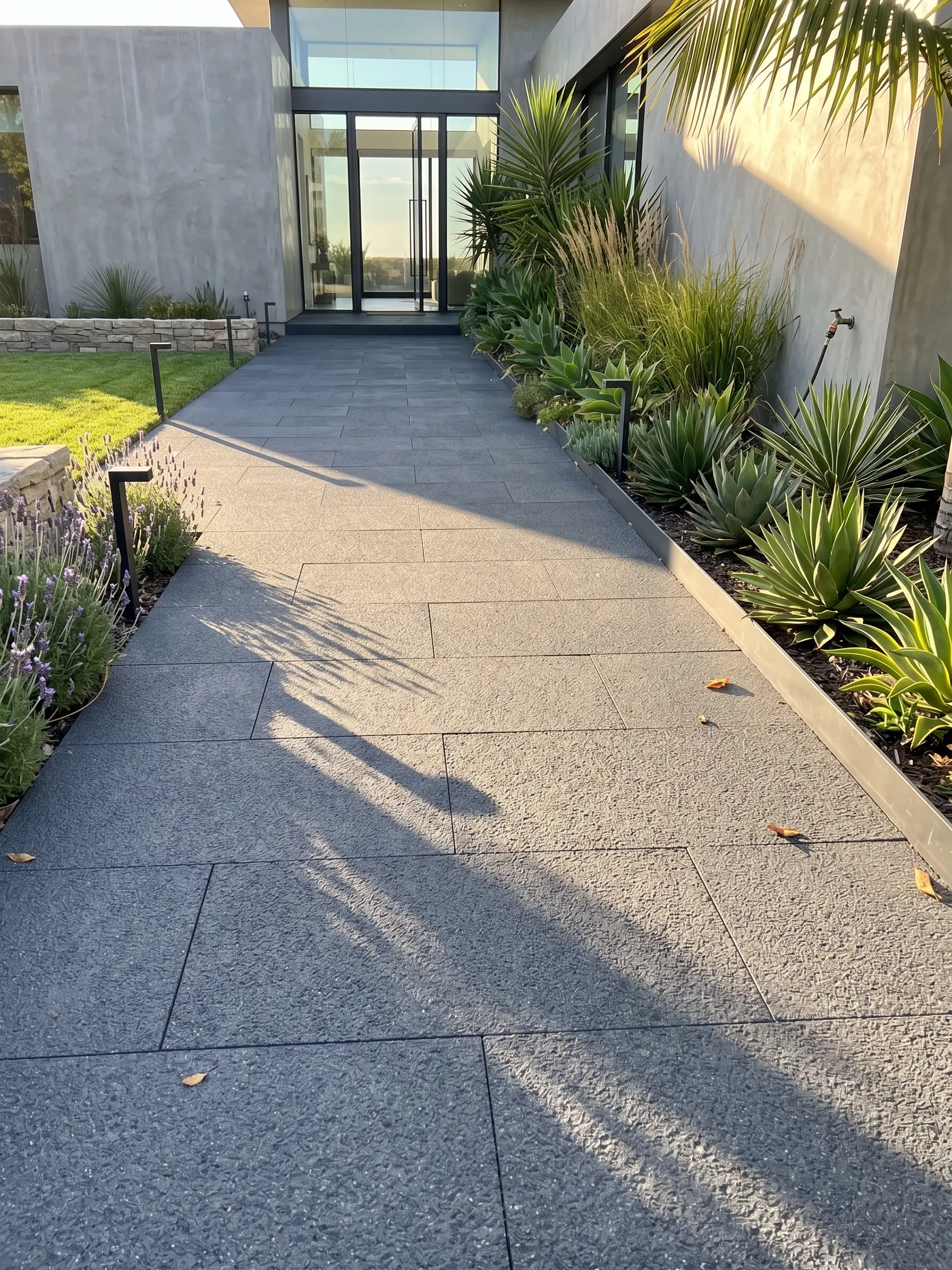 Basalt Landscape Steps: Planning Solid Block Stairs